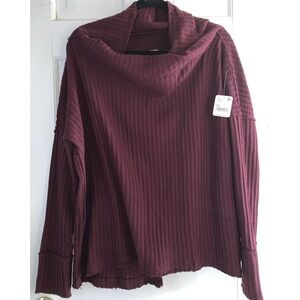FREE PEOPLE  Juicy Long Sleeve Tunic size XS Oversized new